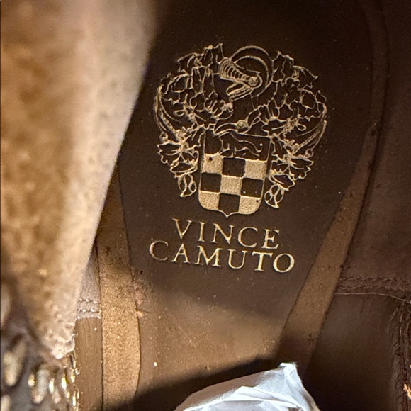 Vincd Camaro Studded Tan Ankle Boots Size 10 - Picture 2 of 6